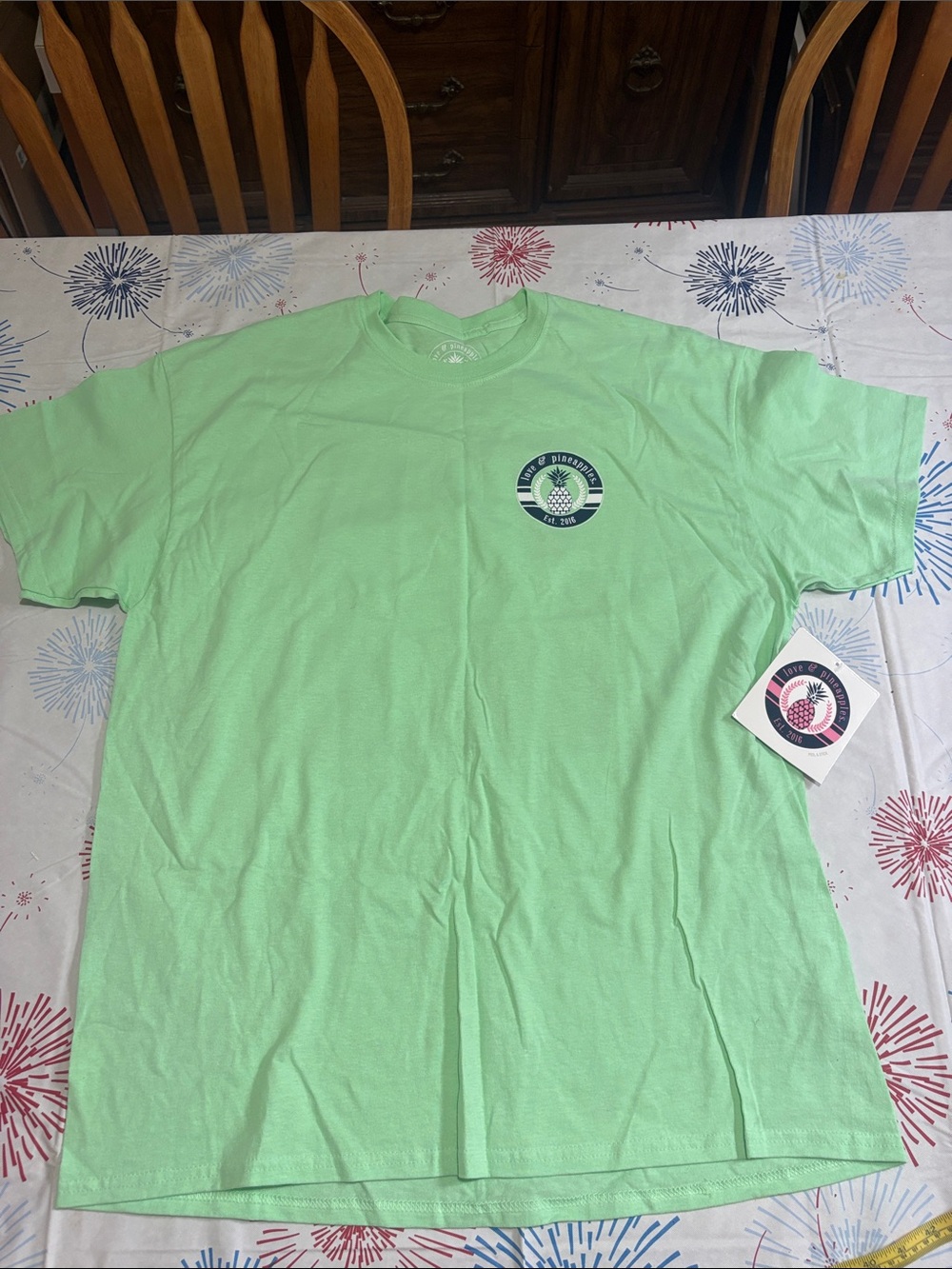 NWT LOVE & PINEAPPLES TEXAS T SHIRT
